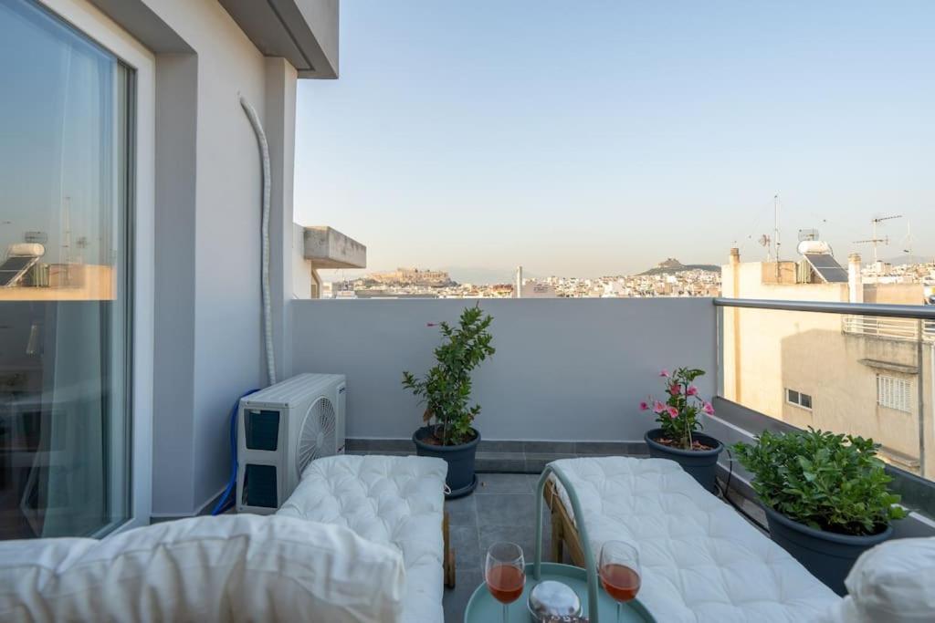 Duplex Acropolis View 2 Balconies Apartment Atena Exterior foto